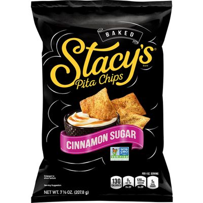 Stacy&#39;s Cinnamon Sugar Flavored Pita Chips, 7.33 Ounce (Pack of 12)