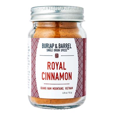 Burlap Barrel Royal Cinnamon - Intense Sweetness Spiciness of Vietnamese Cinnamon Powder Spice - As seen on Shark Tank - 1.8oz Glass Jar