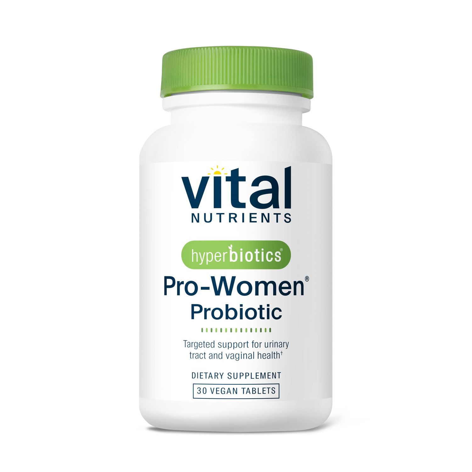 Hyperbiotics Vital Nutrients Pro Women Probiotics for Women Vaginal Probiotics for PH Balance Oral Probiotic for Vaginal Health and Urinary Tract Health 6 Targeted Strains 30 Vegan Tablets