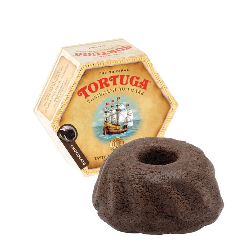 TORTUGA Caribbean Chocolate Rum Cake - 32 oz Rum Cake - The Perfect Premium Gourmet Gift for Gift Baskets, Parties, Holidays, and Birthdays - Great Cakes for Delivery
