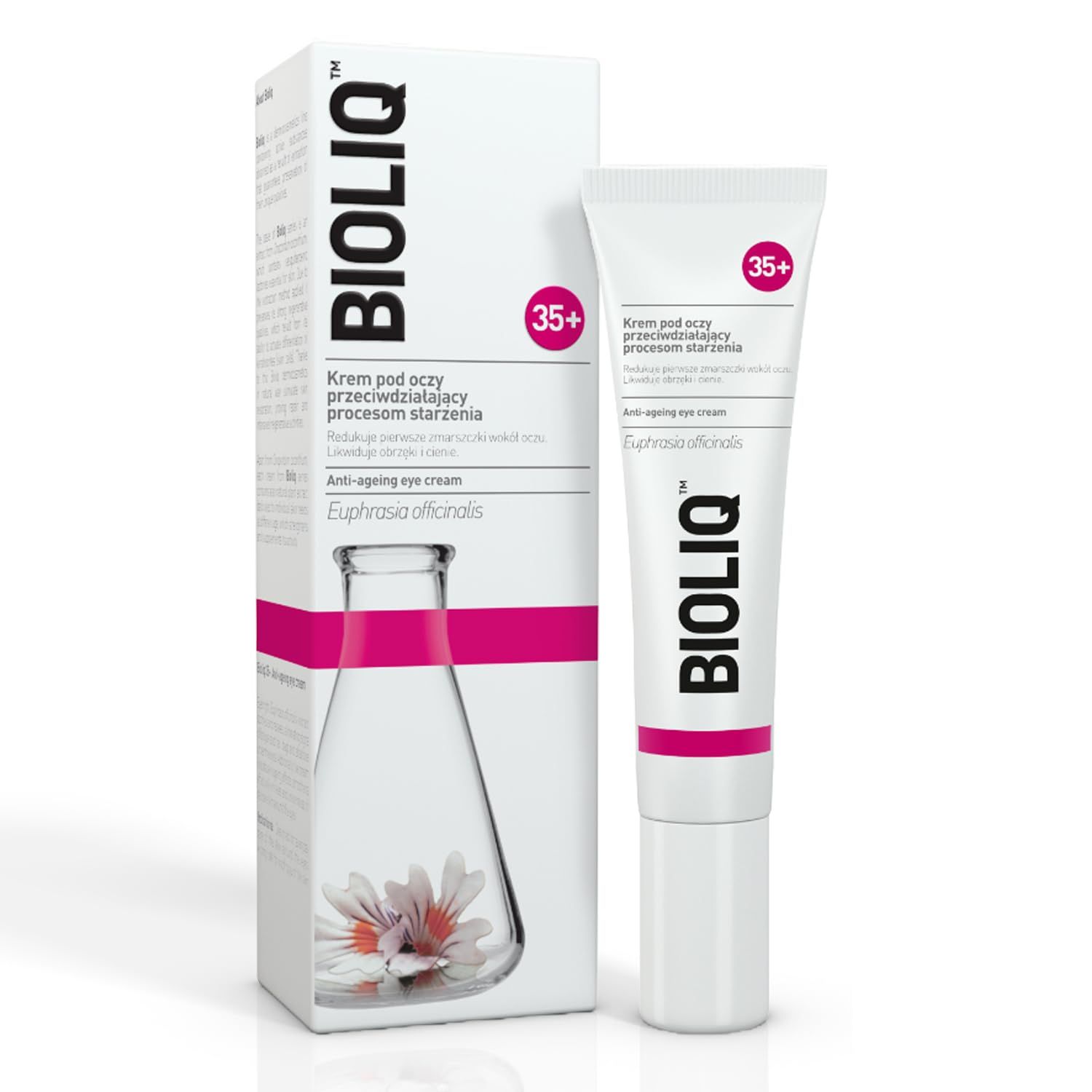 Bioliq 35 Anti-aging Eye Cream - Visibly Reduces Wrinkles, Swelling, and Dark Circles - Intense Strengthening Regenerating Formula, Eye Cream for Bags Under Eyes - Alleviates Fatigue Signs - 15ml