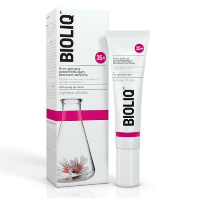 Bioliq 35 Anti-aging Eye Cream - Visibly Reduces Wrinkles, Swelling, and Dark Circles - Intense Strengthening Regenerating Formula, Eye Cream for Bags Under Eyes - Alleviates Fatigue Signs - 15ml