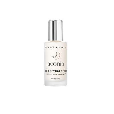 Aeonia Age-Defying Serum - Certified Space Technology Skincare, Anti-Aging Face Serum with Bacillus Lysate, Resveratrol - Hydrates, Firms, Smooths Skin Texture Reduces Fine Lines, 1 Fl Oz