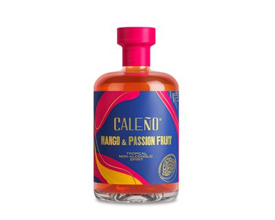Cale o Mango Passionfruit Tropical Alcohol Free Rum 50cl Perfect with Soda or Lemonade Tropical Flavoured Rum Alternative Sugar Free Gluten Free and Vegan Friendly