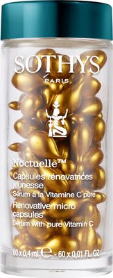 SOTHYS Renovative Micro-Capsules - Vitamin C Serum for Face Vegan Capsules Anti-Aging, Dark Spot Night Treatment 60 x .01 Fl Oz