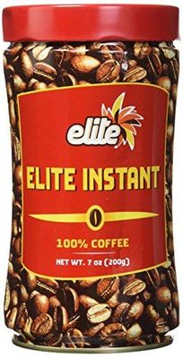 Elite Instant Coffee, 7oz Kosher for Passover, Rich Aromatic, Product of Israel