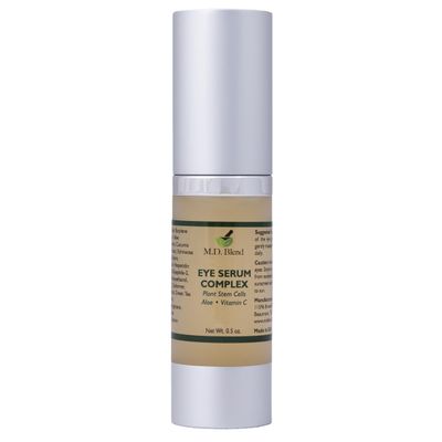 M.D. Blend Plant Stem Cell Eye Serum Complex Aloe Vera, Vitamin C Hydrating Eye Treatment Airless Pump - 15ml
