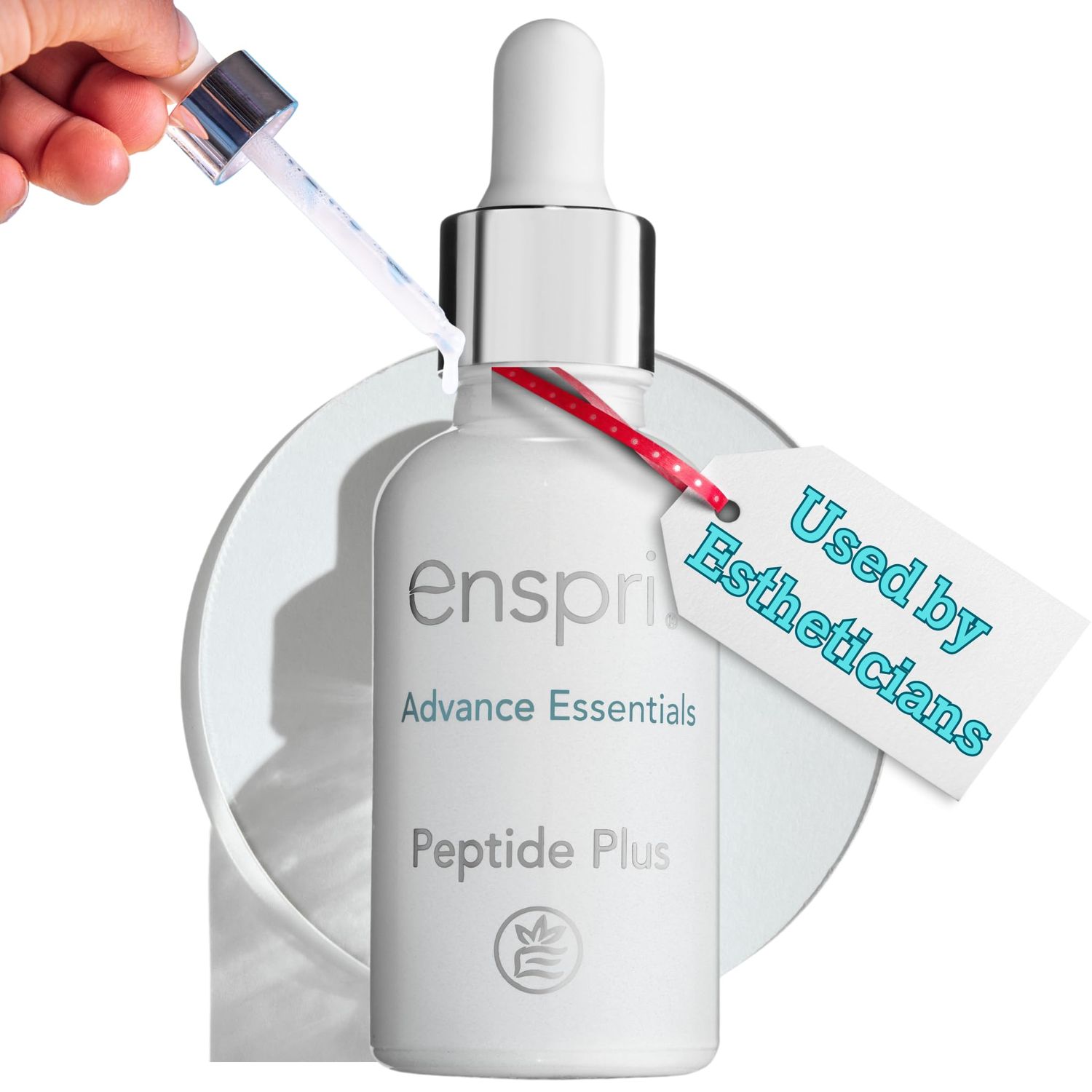 Enspri 4XPeptide Plus Serum Collagen Boosting Anti-Aging Esthetician Collagen Boost for Face, Skin Facial Smooth Wrinkles and Fine Lines Skincare