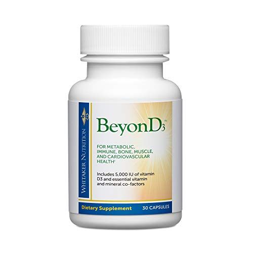 Dr. Whitaker&#39;s BeyonD3 - Vitamin D3 Supplement 5,000 IU Plus Boron, Vitamin K2, Magnesium Zinc - Supports Immune Health, Calcium Metabolism Bone Mineralization (30 Capsules)