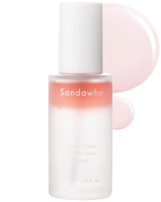 SKINCURE Sandawha Double Effect Anti-Wrinkle Serum with Camellia Extract - Vegan Korean Serum, Nourishes Reduce Wrinkles, Daily Line Smoothing Treatment for Fine Lines, 1.76 fl.oz.