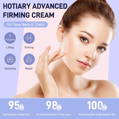 Hotiary Advanced Neck Firming Cream, Tighten Lift Moisturizer for Face Neck Chest, Anti-aging Neck Creams for Sagging, Christmas Thanksgiving Gift for Women (Retinol Peptide Niacinamide, 1.7 fl oz)