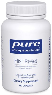Pure Encapsulations Hist Reset Support for Nasal and Respiratory Health 120 Capsules