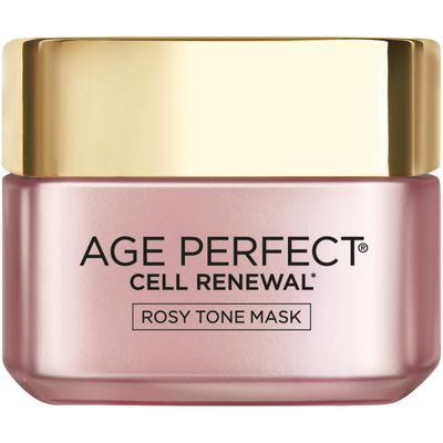 L&#39;Oreal Paris Skincare Age Perfect Rosy Tone Face Mask With Aha and imperial peony for Rosy, Radiant Skin, 1.7 Oz