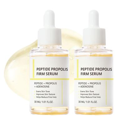 2PCS Peptide Propolis Serum, Hydration Wrinkle Renewal Face Serum for Women Anti Aging, Hydrating Anti Wrinkle for Face, Boosts Skin Elasticity, For All Skin Types