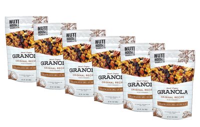 NutHouse! Granola Company - Premium Original Recipe Granola Certified Gluten-Free, Non-GMO, Kosher Vegan, Soy-Free 12 oz. Bag (6-Pack)