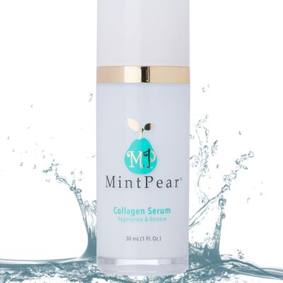 MP MINTPEAR Collagen Peptides Serum 30ml - Anti-Aging Tri-Peptide Firming Serum for Wrinkles Fine Lines Reduction, Skin Elasticity Texture Improvement