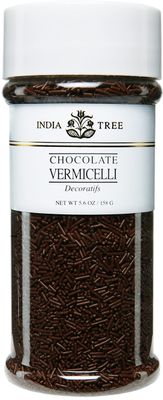 India Tree Chocolate Vermicelli, 5.6 oz (Pack of 3)