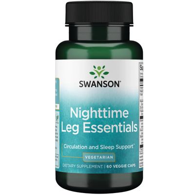 Swanson Nighttime Leg Essentials 60 Veg Capsules