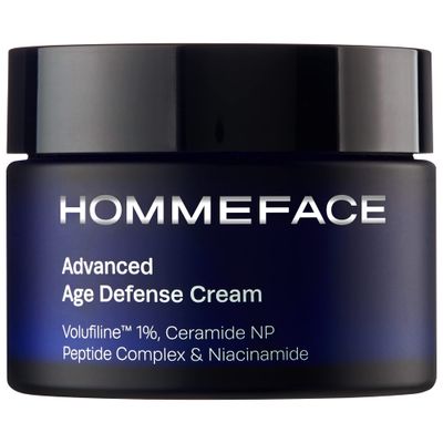 HommeFace Advanced Age Defense Anti-Aging Day Night Face Cream for Men, 1.76 oz