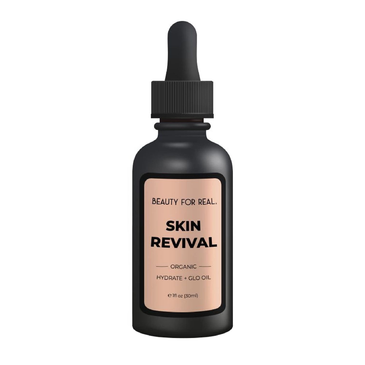 Beauty for Real Skin Revival Hydrate Glo Oil - Luxury Face Oil - Reduces the Appearance of Fine Lines Wrinkles - Hydrates, Soothes Restores Skin s Glow - With Essential Oils - 1 fl oz