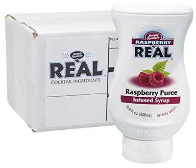 Raspberry Re l, Raspberry Puree Infused Syrup, 16.9 FL OZ Squeezable Bottle (Pack of 1)