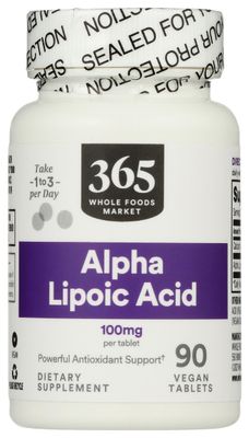 Whole Foods Market, Alpha Lipoic Acid 100Mg, 90 Tablets