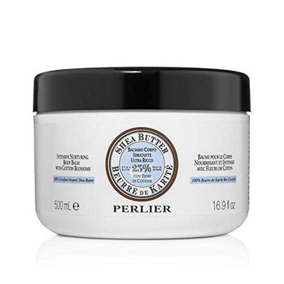 Perlier Shea Butter with Cotton Blossom Body Cream, 16.9 fl. oz.