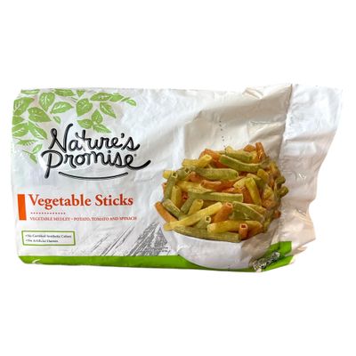 Nature s Promise Tri-Color Vegetable Sticks Vegetable Medley (Potato, Tomato, and Spinach), 6 oz (6 Individual 1 oz Bags)