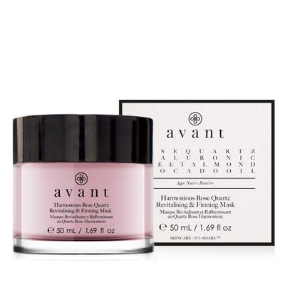 AVANT Beauty Sleeping Mask, Improves Radiance, Firms and Revitalises, Harmonious Quartz Revitalising Firming Mask, 1.7 oz
