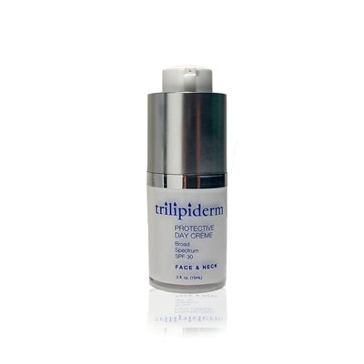 Trilipiderm Day Cr me Mini .5oz, Broad Spectrum SPF 30 Protection and Anti-Aging Hyaluronic Acid On the Go All day, Travel Size