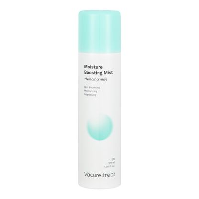 Vacure:treat Facial Spray with Niacinamide, Moisturize Boosting Mist for Brightening Skin, Restores Elasticity, Anti Aging, All Skin Types, Safe Formula, Non-Comedogenic, 4 Fl. Oz (120ml), 1 Count