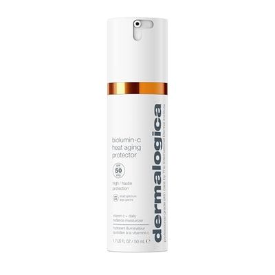 Dermalogica Biolumin-C Heat Aging Protector SPF 50, Daily Face Moisturizer with Sunscreen - Defend Signs of Skin Aging, 1.7 fl oz