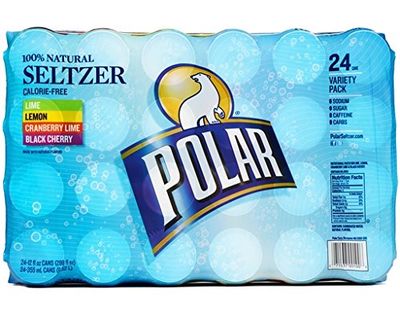 Polar Beverages Seltzer Variety Pack, 12 Fluid Ounce (Pack of 24)