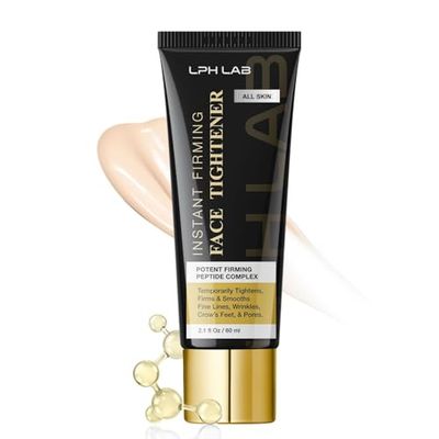 LPH LAB Instant Firming Face Tightener: Quick Collagen Mask, Blurs Smooths Mild to Moderate Wrinkles, Matte Anti-Aging Finish, No Chalky Residue, Makeup-Friendly, 2.1 oz