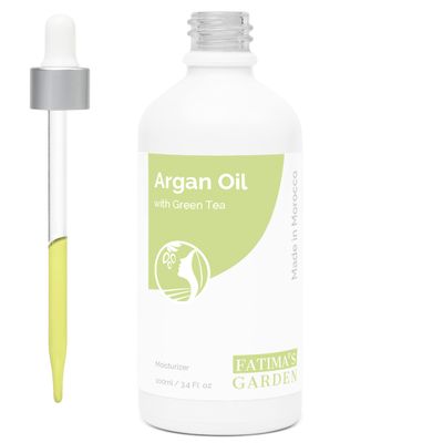 Fatima&#39;s Garden Argan Green Tea Oil - Anti-Aging Moisturizer, 100ml