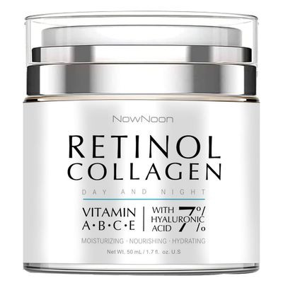 Collagen, Retinol Hyaluronic Acid Face Cream - Anti-Aging Face Moisturizer Cream for Neck Body Tightening Skin, Daily Moisturizer Face Cream for Women and Men - 1.7 fl.oz.