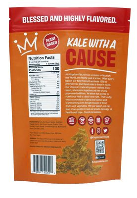 Kingdom Kale Plant-Based Kale Chips, Nacho Cheeze, 2 oz