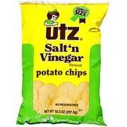 UTZ SALT AND VINGAR POTATOE CHIPS 10.OZ BAGUS AND INTERNATIONAL SHIPPING