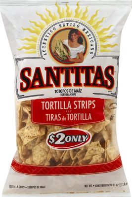 Santitas Original Tortilla Chip Strip 11 Oz - 0028400625811, 11 Oz