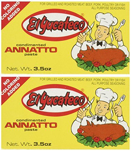 El Yucateco Paste Achiote - Pack of 2 x 3.5 oz