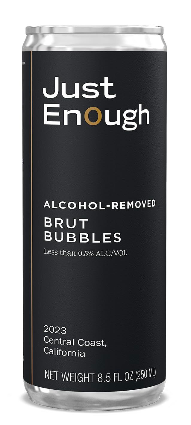Just Enough Zero Non-Alcoholic Brut Bubbles