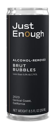 Just Enough Zero Non-Alcoholic Brut Bubbles