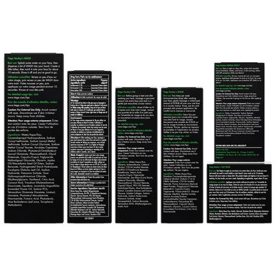 Tiege Hanley 90-Day Large Anti-Aging Skin Care Routine for Men - Includes Face Wash, Scrub, Moisturizers, Clay Mask, Retinol Stick