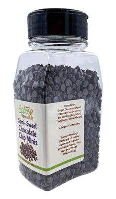 Semi-Sweet Chocolate Chips by Dasher's Spice Beans Baking (12 oz., 4M Mini Chocolate Chips)