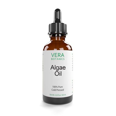 Vera Botanics ALGAE OIL 100 Pure Natural, Unrefined, Cold-Pressed For Face, Dry Skin, Nails, Lips, Body Hair - Reduce Hair Breakage, Appearance of Scars from Psoriasis, Eczema Acne
