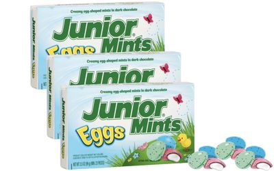 Easter Chocolate covered Mints Candy 3.5 OZ - 3 pack Egg Shaped Mints with Creamy Center Perfect for Egg Hunt, Party Favors and Easter Basket Filler