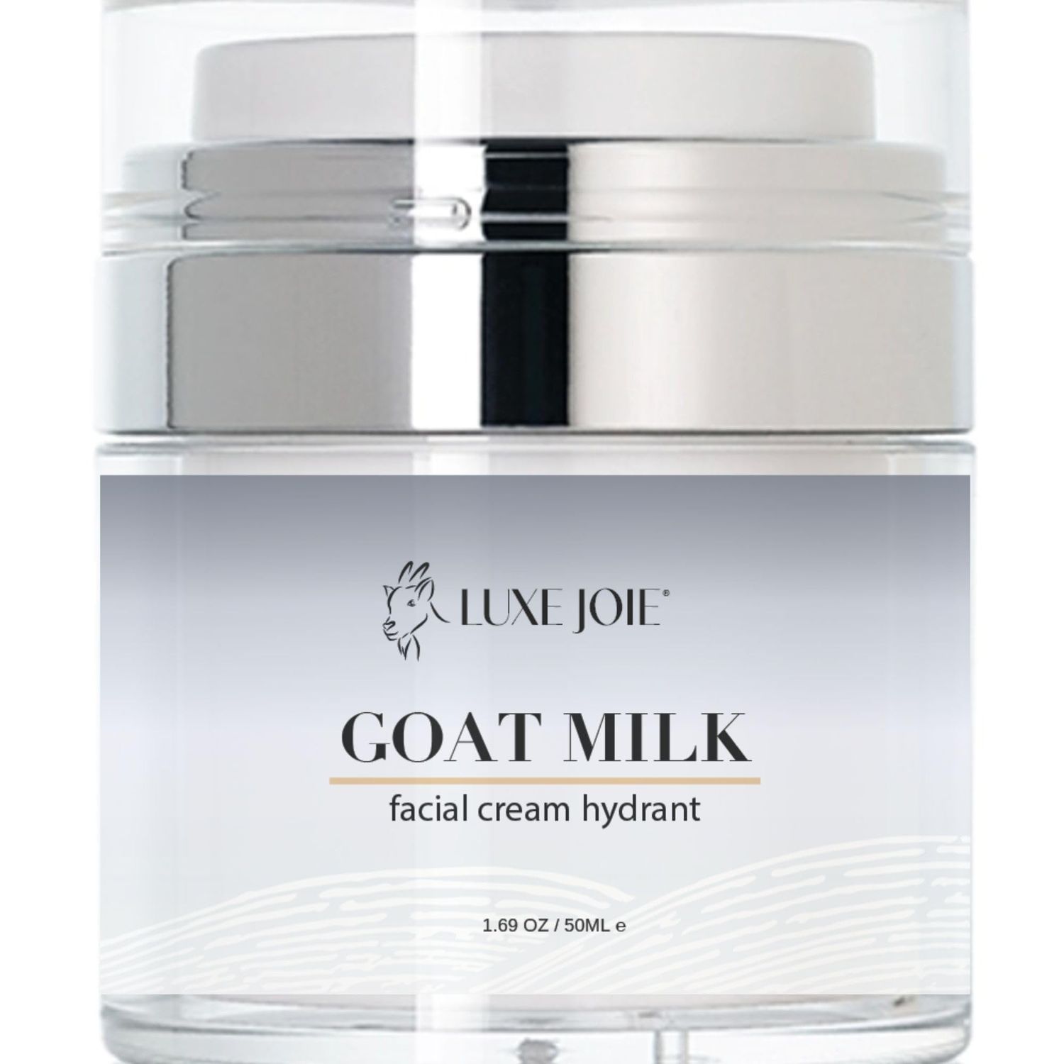 Goat Milk Moisturizer Premium Face Cream Vitamin C E, Anti Aging Complexes to Reduce Dark Circles, Puffiness, Under Eye Bags, Wrinkles Fine Lines, Men Women