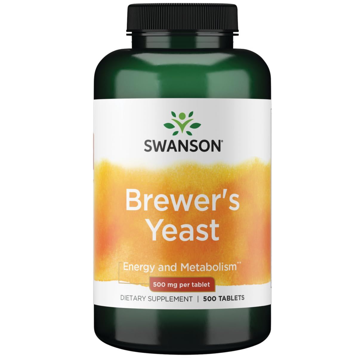 Swanson Brewer&#39;s Yeast - B Complex Vitamin Formula (500mg, 500 Tablets)