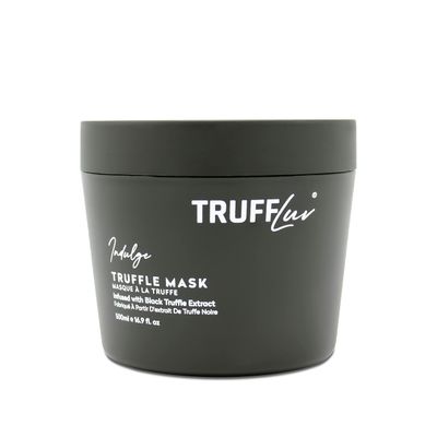 TruffLuv Indulge Collection Truffle Mask, Infused with Black Truffle Extract, Hydrating and Strengthening Hair Mask, Anti-Aging Enhances Shine, Paraben Free, Sulfate Free, 16.9 Fl Oz